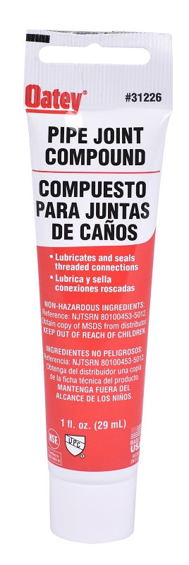 Pipe Joint Compound, 1 oz Tube, Liquid, Paste, Gray at HPM Building ...