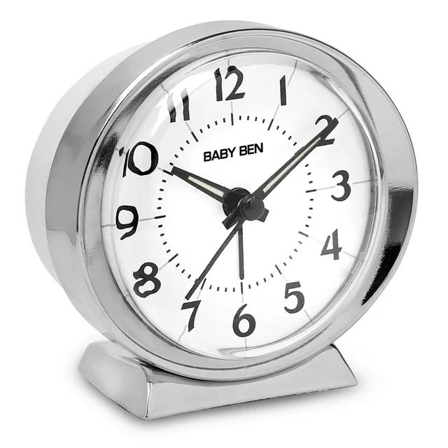Westclox Baby Ben Alarm Clock Silver (11611A) 3 at Kelseyville