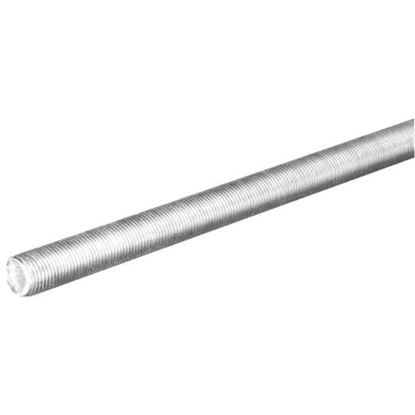 Threaded Rod, 5/8-11 Thread, 3 ft L, Hot-Dipped Galvanized, Coarse ...