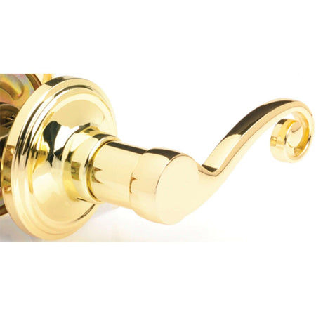 Passage Lever Scroll Pb at Hill's Ace Hardware & Lumber | Passage