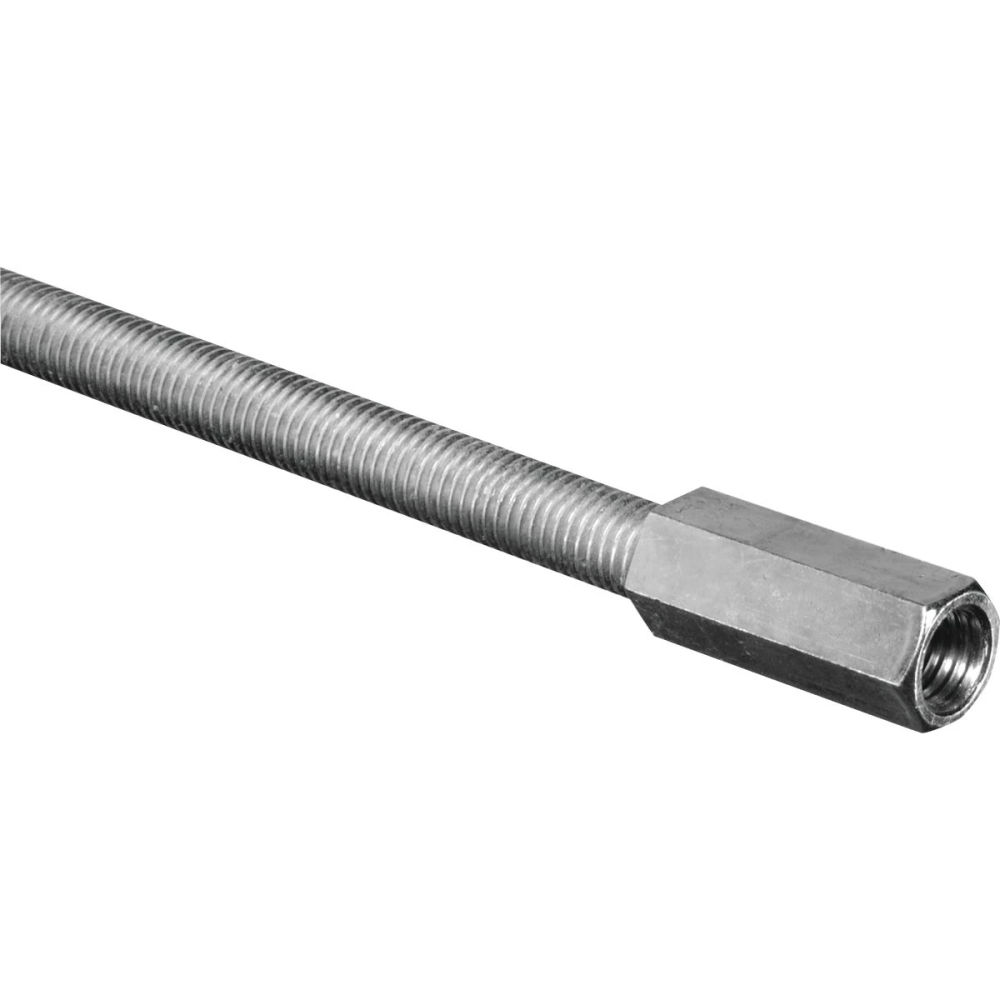 Coupling Nut, Coarse Thread, Steel, Zinc-Plated, 1/PK at HPM