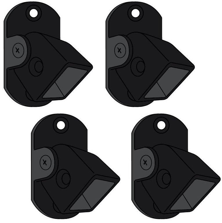 Cinch Heavy Duty Residential Steel Railing 1.25-in Stair Rail Bracket ...