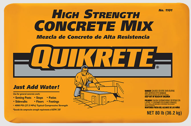 High Strength Concrete Mix - 80lb at Builders FirstSource