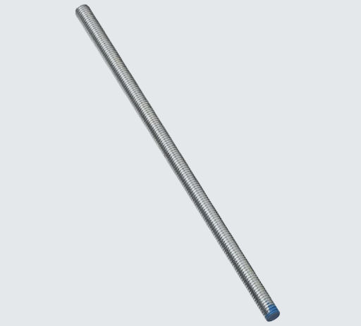 Wide Course Thread Rod 1/2-in - 13tpi X 24-in Steel Course Threaded Rod - Zinc at Builders ...