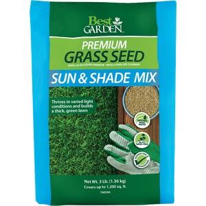 BG Grass Seed Sun+Shade 3lb at S.W. Collins Co. | Grass Seed