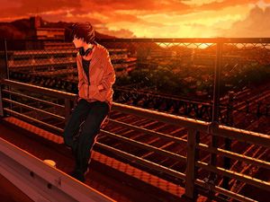 HD-wallpaper-chilling-kuronokuro-boy-town-anime-sunset-cute-headphones-bridge-original_g2sbbz8Wm.jpg