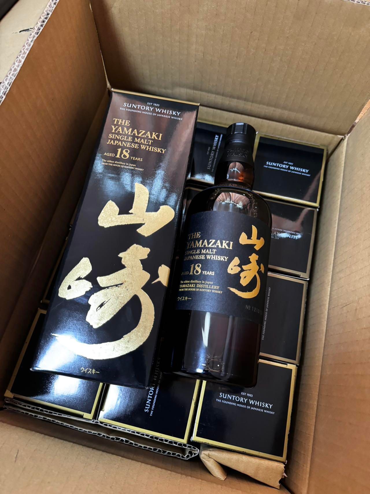 山崎盒裝與附件完整度示意圖