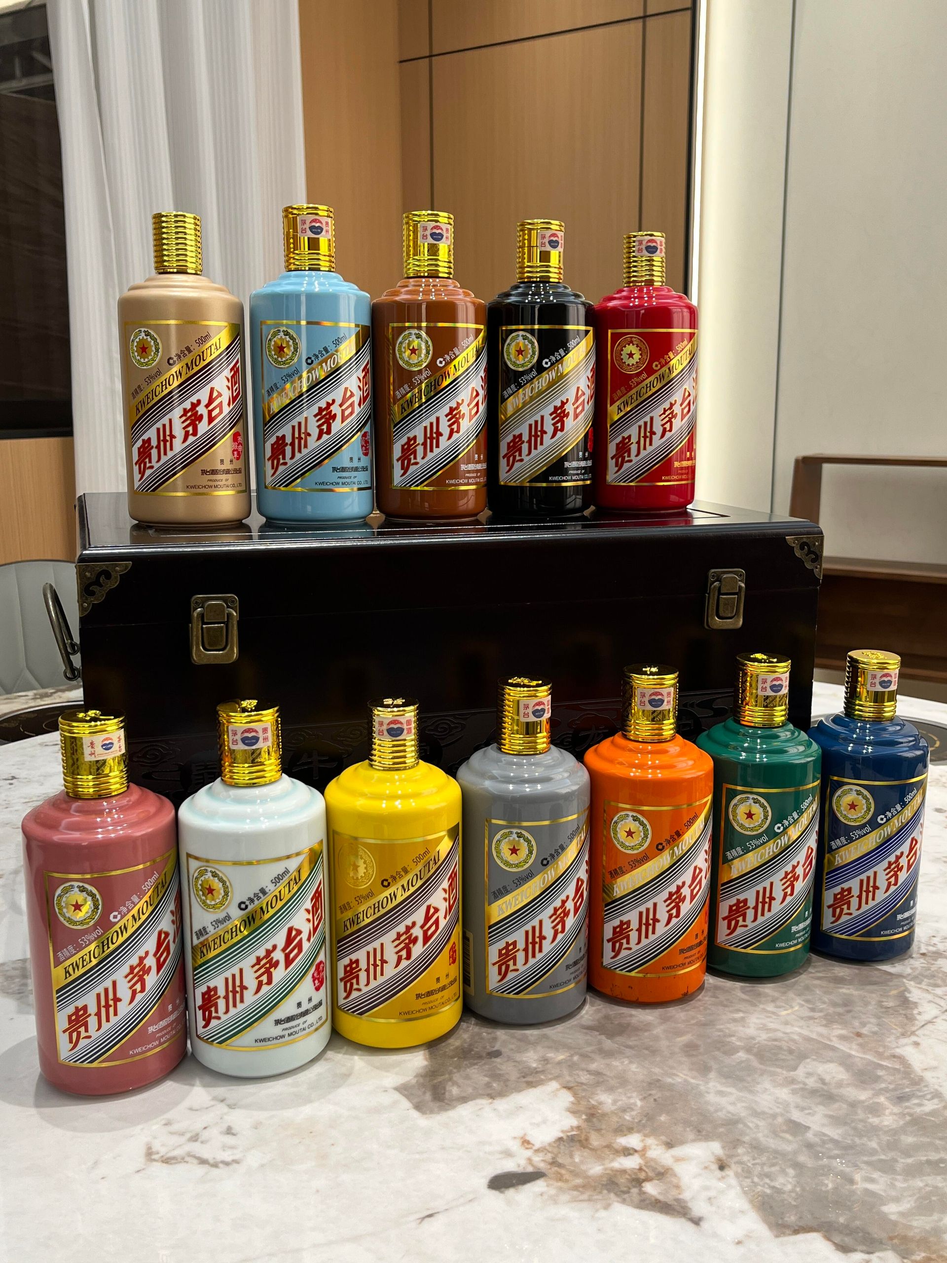 茅台回收案例｜路氹生肖/紀念茅台（盒卡配件完整）｜香港澳門上門回收