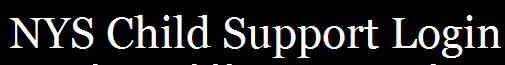NYS Child Support Login