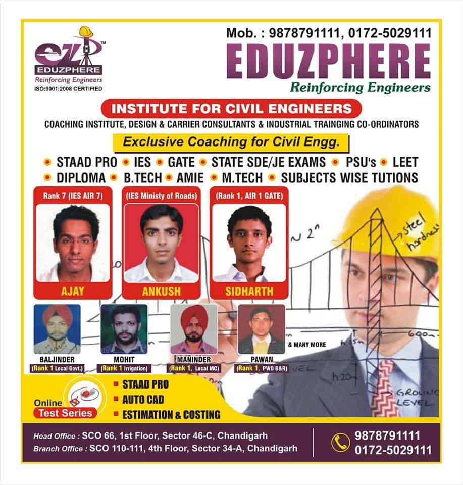 Eduzphere – SSC JE & Gate Coaching in Chandigarh