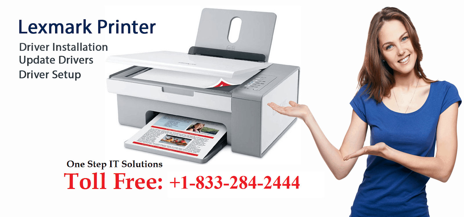 Lexmark Printer 1833 284 2444 Service Number USA