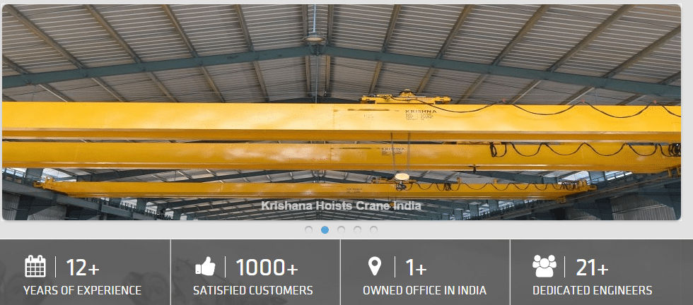 Manufacturers of Hoists, Jib Crane, Electric Hoists, Material Handling Equipment's Since 2005