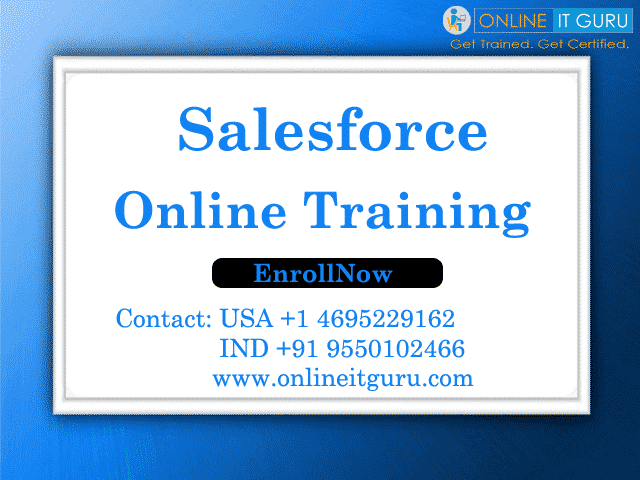 Salesforce online training in Hyderabad | OnlineITGuru