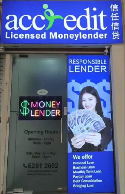 Accredit Licensed Money Lender Singapore | Personal Loan Singapore