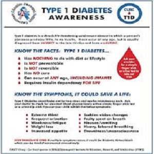 EASE T1D – Type 1 Diabetes Education – Awareness – Support & Empowerment