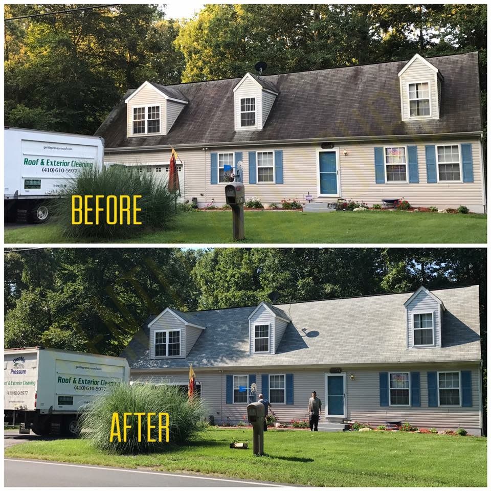 Gentle Pressure Roof and Exterior Cleaning