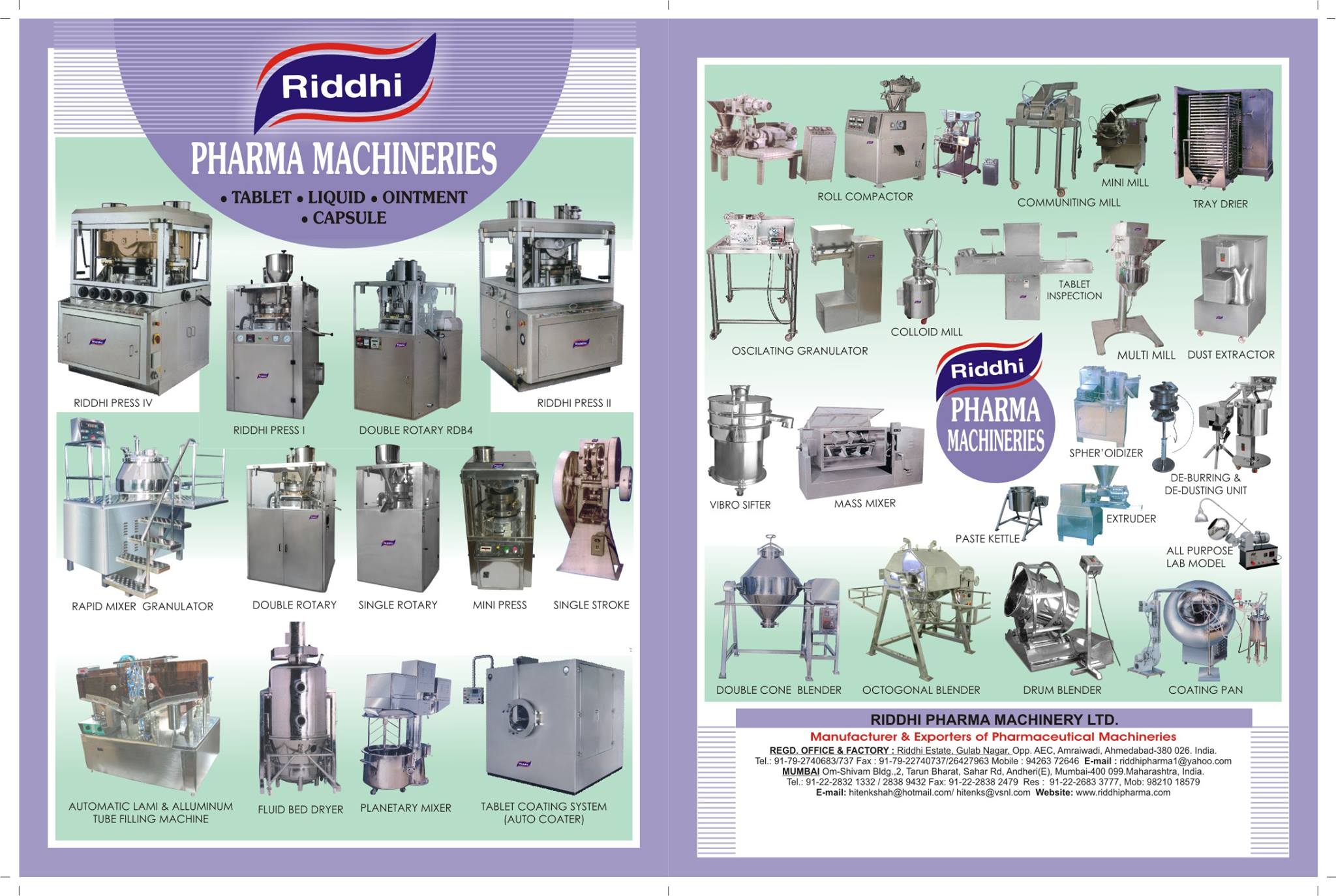 Riddhi Pharma Machinery Ltd