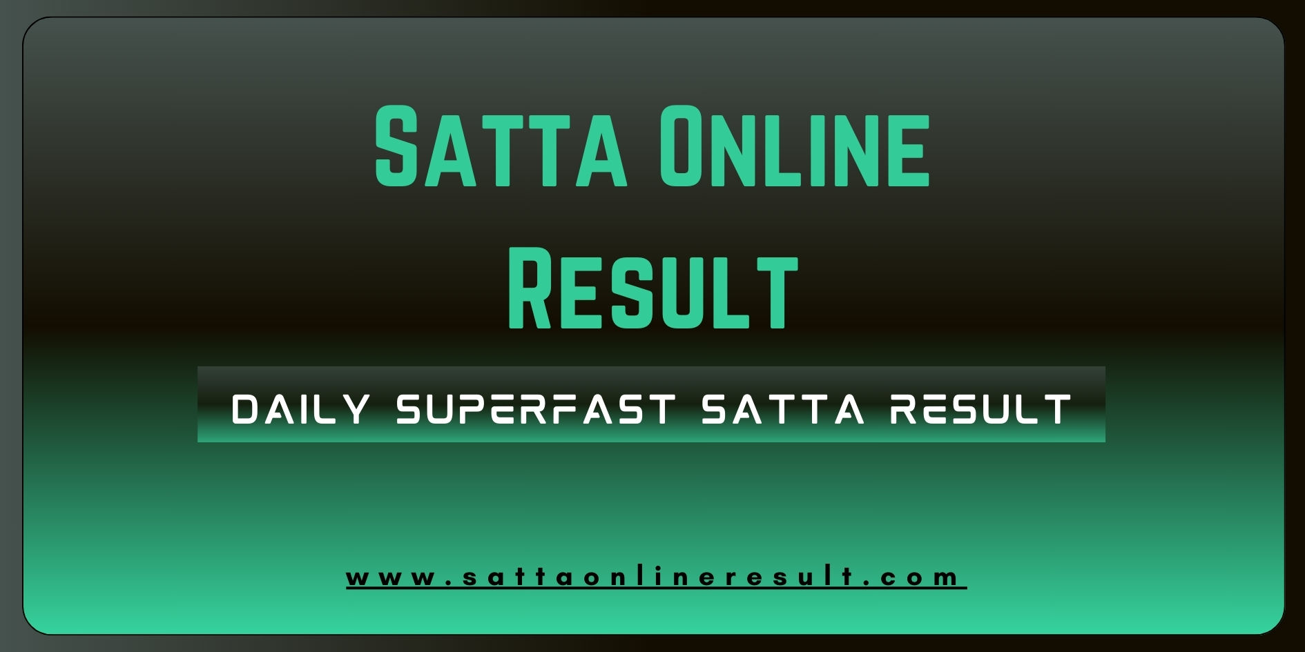 Satta Online Result