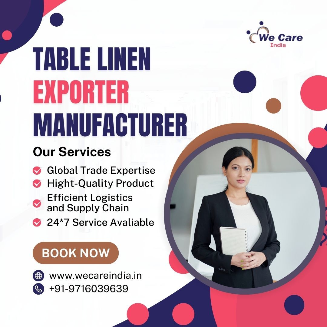 Table Linen Exporter Manufacturer