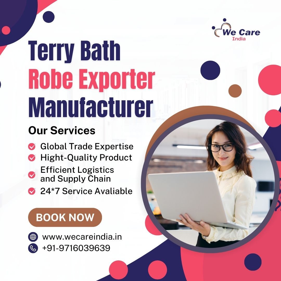 Terry Bath Robe Exporter Manufacturer