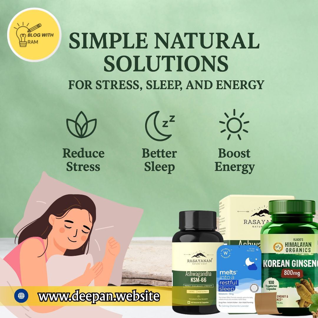 Simple Natural Ways to Reduce Stress, Improve Sleep, and Boost En &hellip;