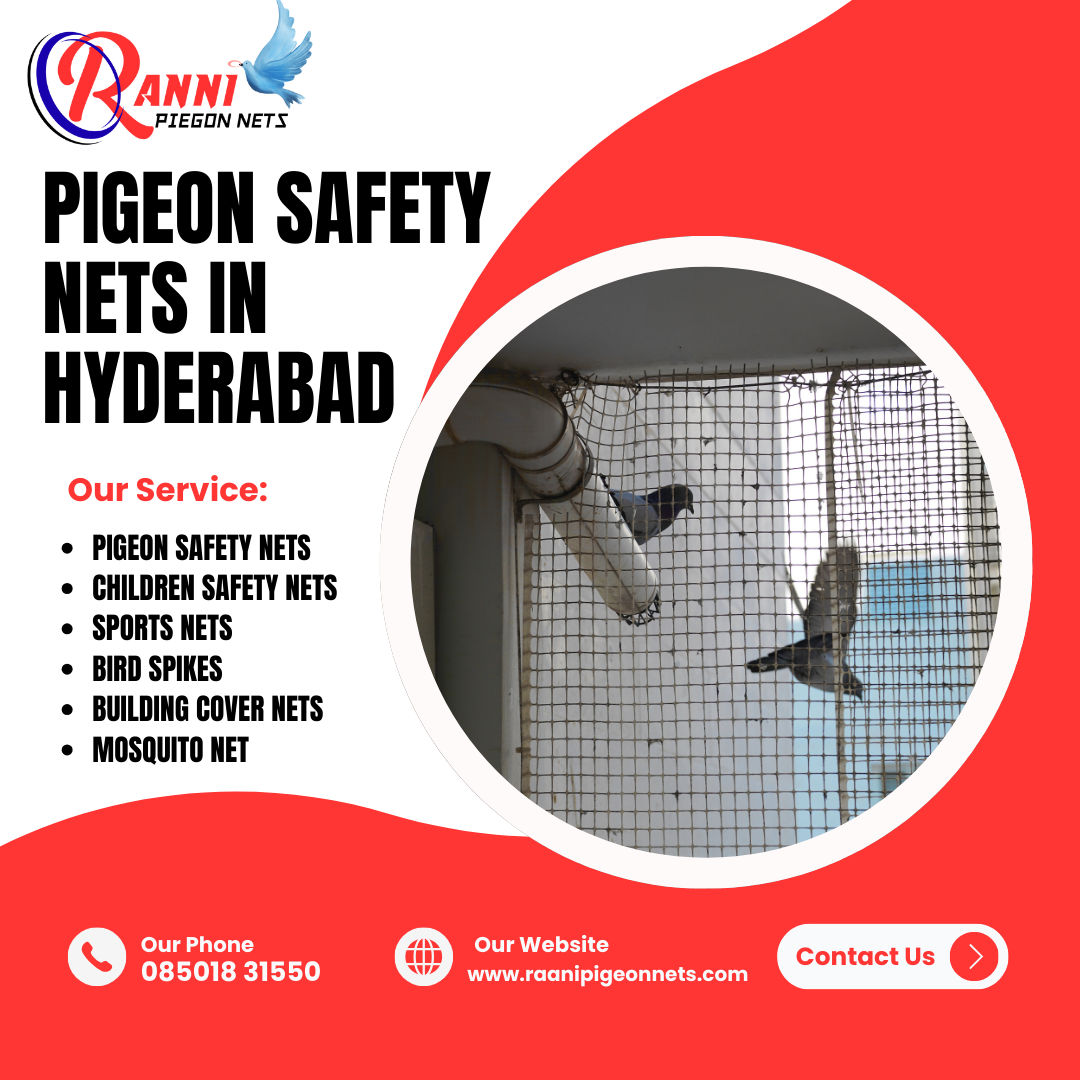 Raani Pigeon Nets Fixing in GachiBowli