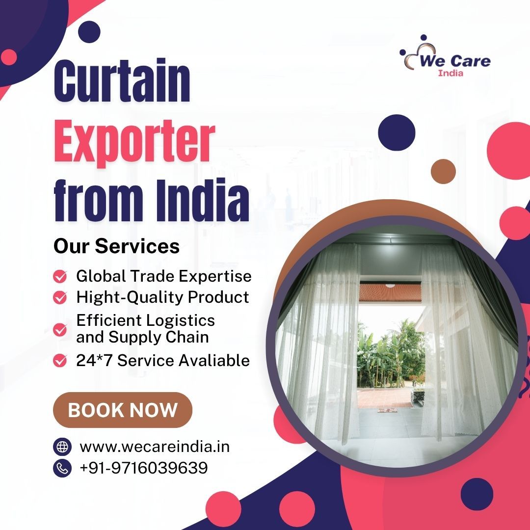Curtain Exporter from India