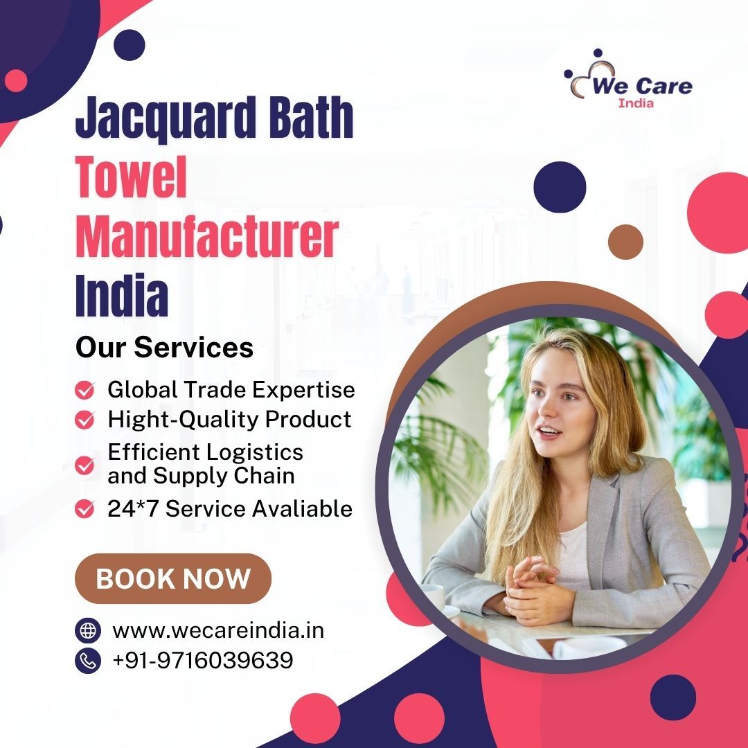 Jacquard Bath Towel Manufacturer India