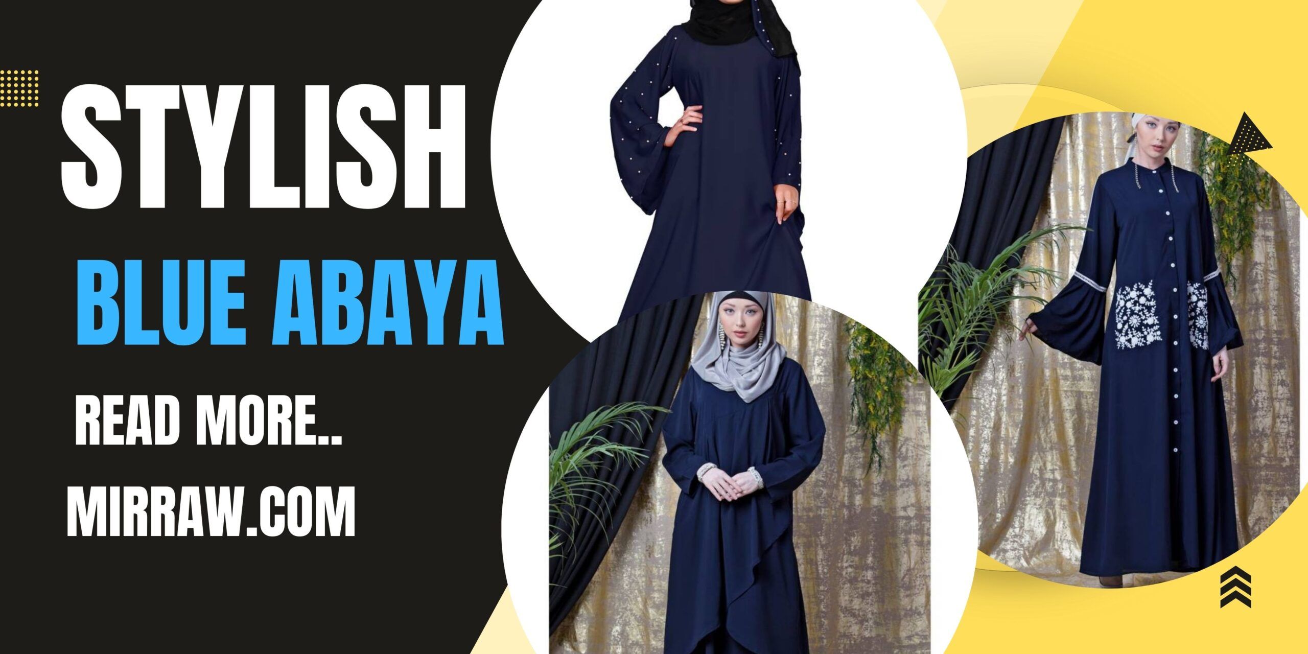 Elegant Blue Abayas – Stylish & Comfortable