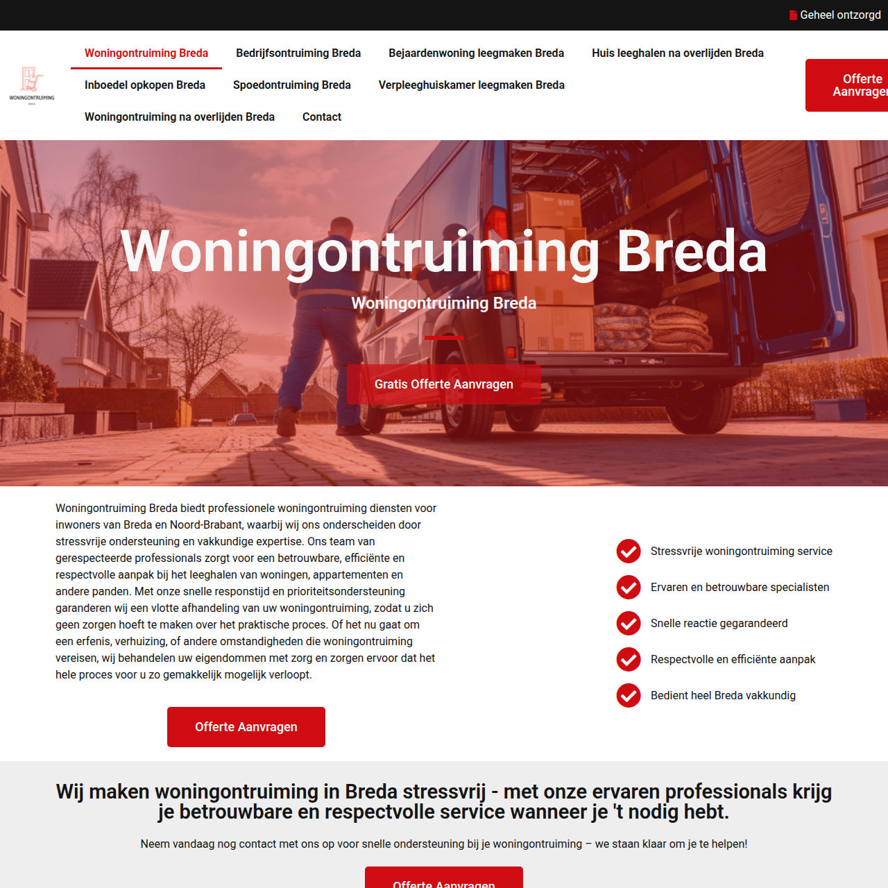 Woningontruiming Breda