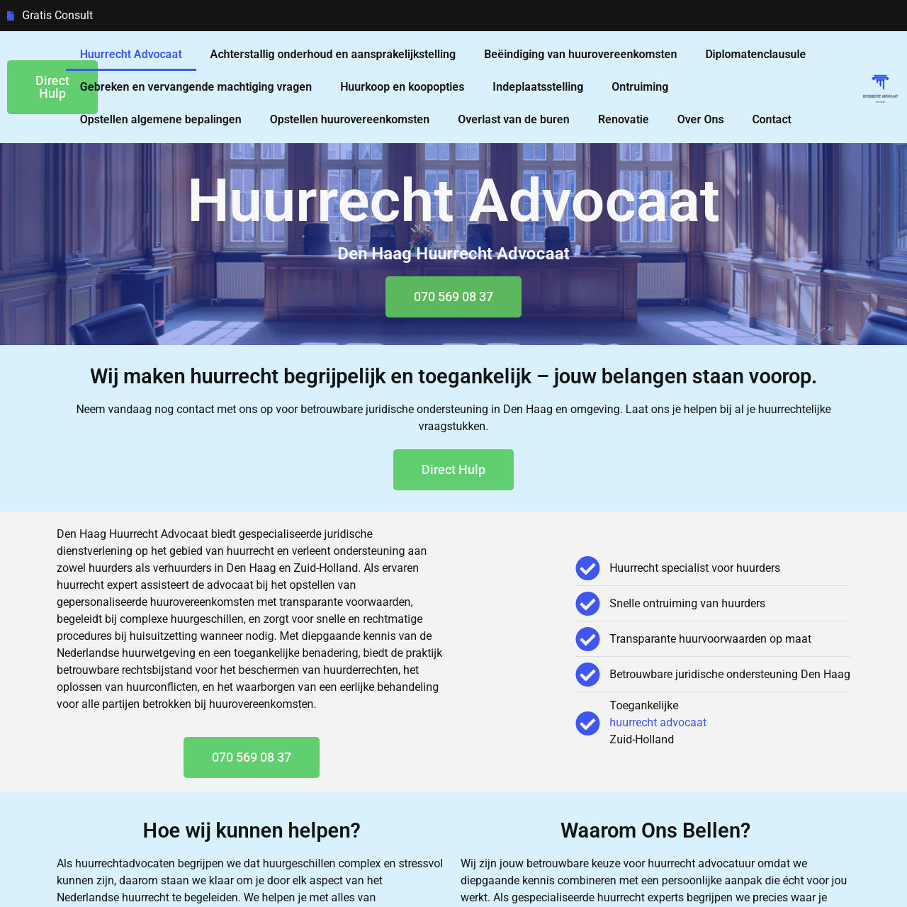 Den Haag Huurrecht Advocaat