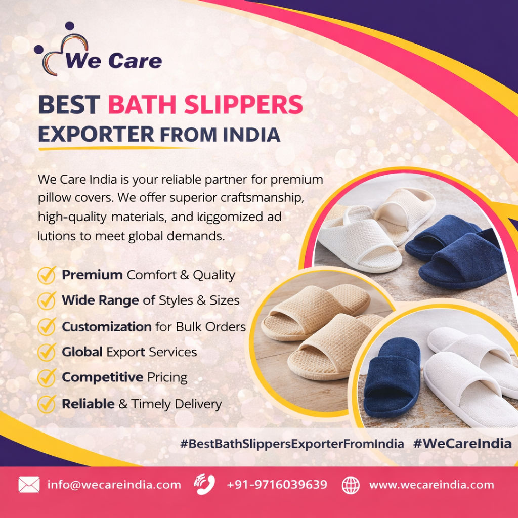 Best Bath Slippers Exporter from India