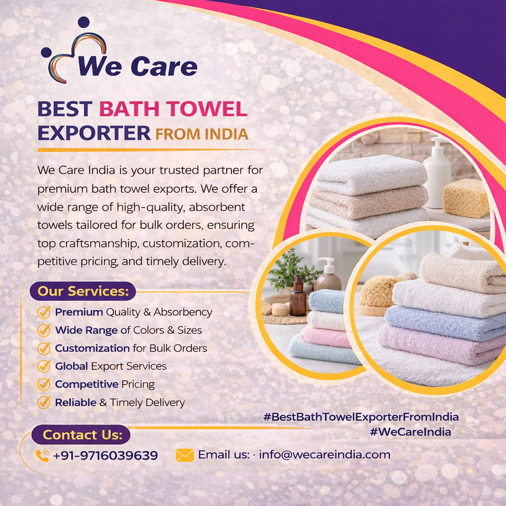 Best Bath Towel Exporter from India
