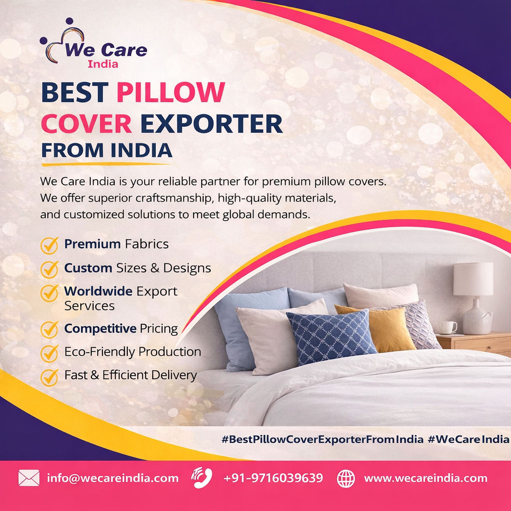 Best Pillow Cover Exporter from India