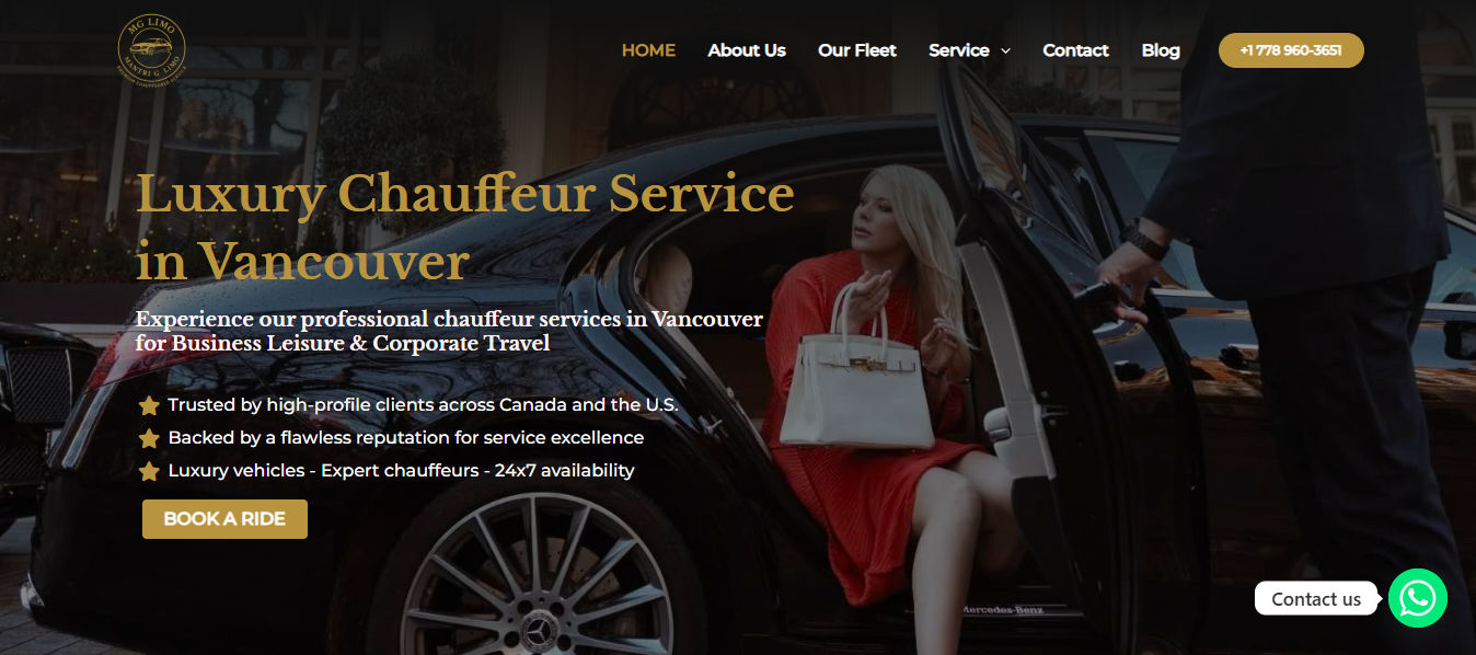 Chauffeur & Limo Services Vancouver