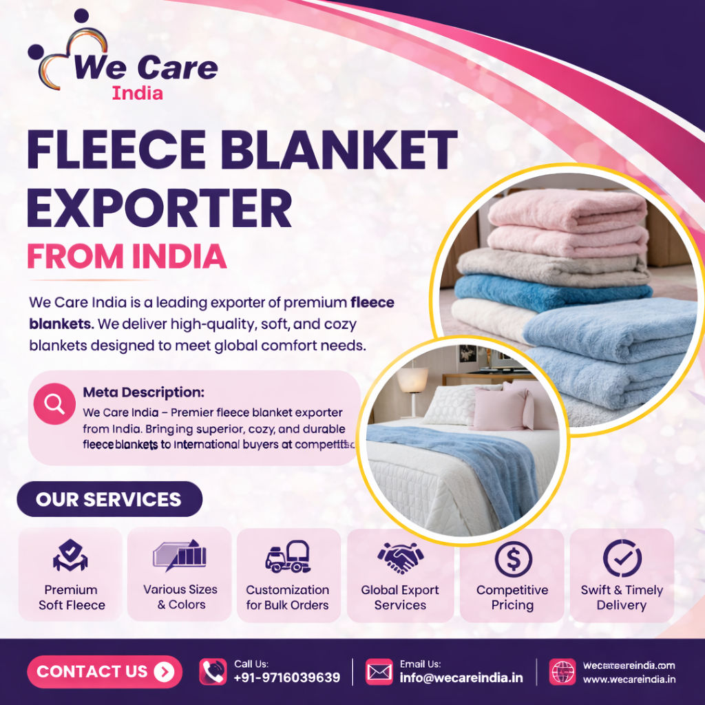 Best Fleece Blanket Exporter India