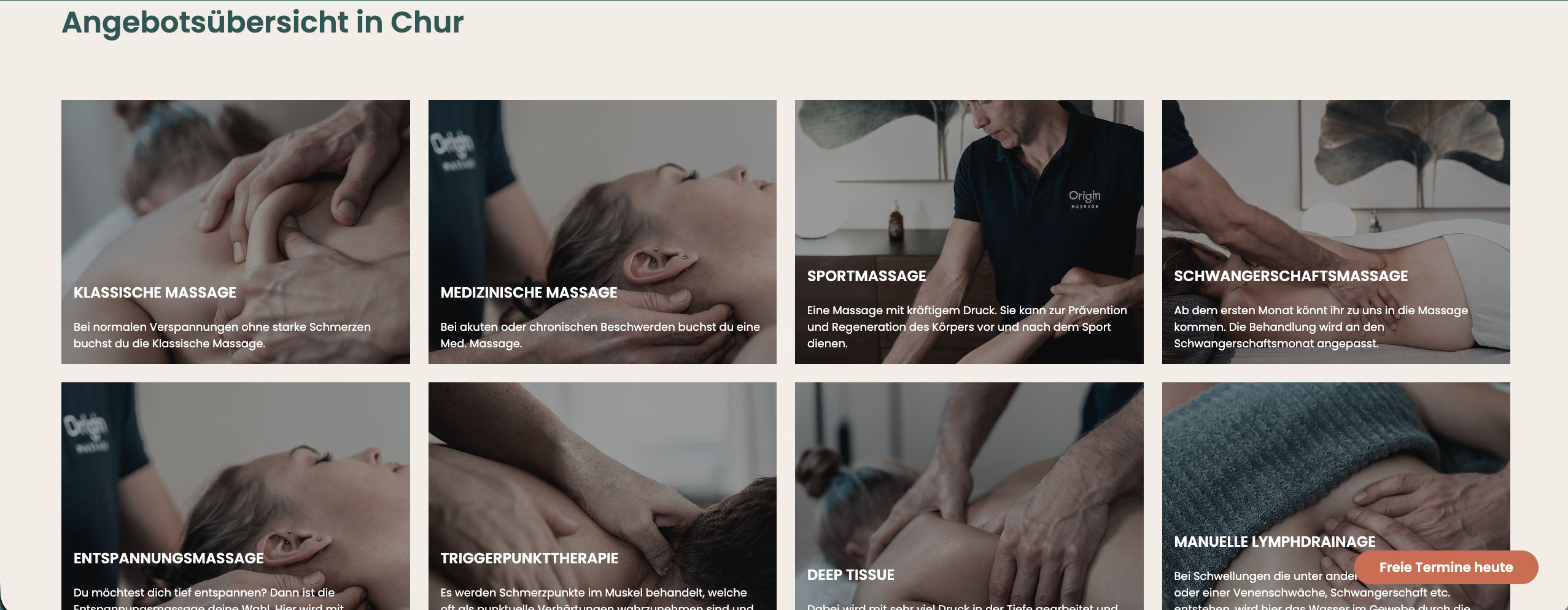 Origin Massage Chur – Massage Chur