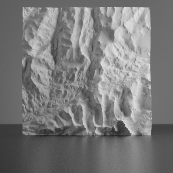 Cloud Peak Wirlderness Wyoming 3D Model STL