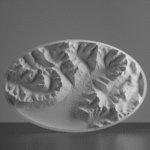 STl file made with DEM data of Girdwood, Alaska.