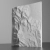 3D terrain model of the Ogden, Utah region, showing mountain ridges, canyons, and valley topography based on detailed USGS elevation data.