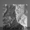 3D terrain model of the Sierra Buttes in California showing jagged granite peaks, alpine lakes, and nearby forested ridgelines based on elevation data.