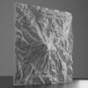 3D model of the Wonderland Trail circling Mount Rainier, showing glaciated slopes, ridgelines, and forested valleys with high-resolution elevation detail.