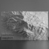 3D terrain rendering of McCartney Mountain, Montana, showing detailed ridgelines, steep slopes, and surrounding foothills based on USGS elevation data.