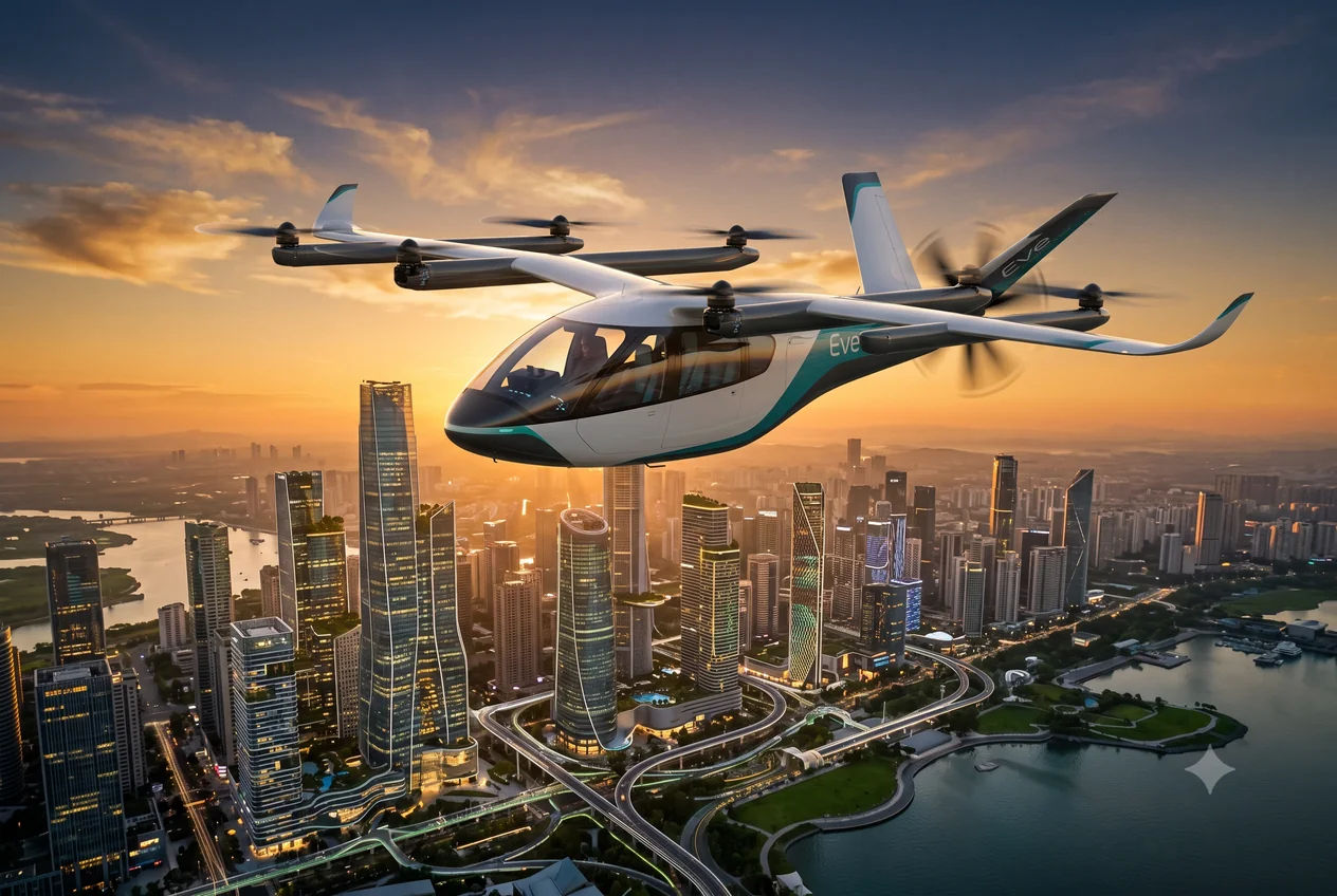 Eve Air Mobility eVTOL - Angle 1