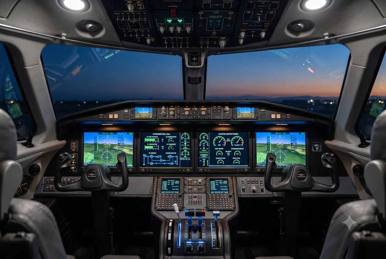 ZeroAvia ZA2000 Hydrogen Aircraft - Angle 3