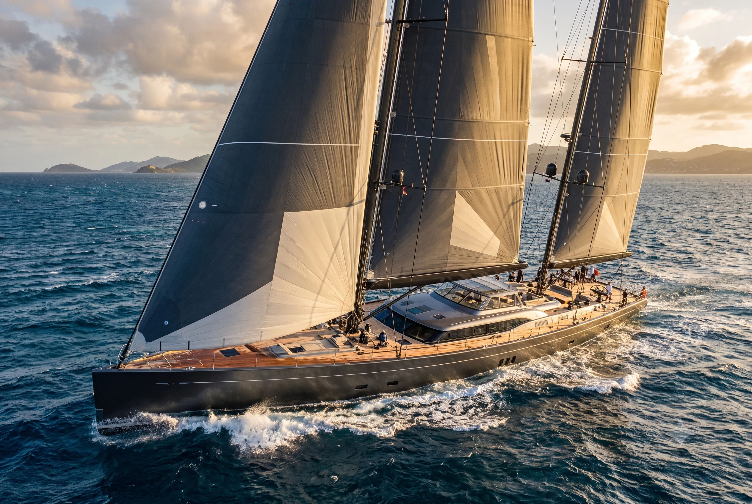 Holland Jachtbouw's Sybaris - Angle 1
