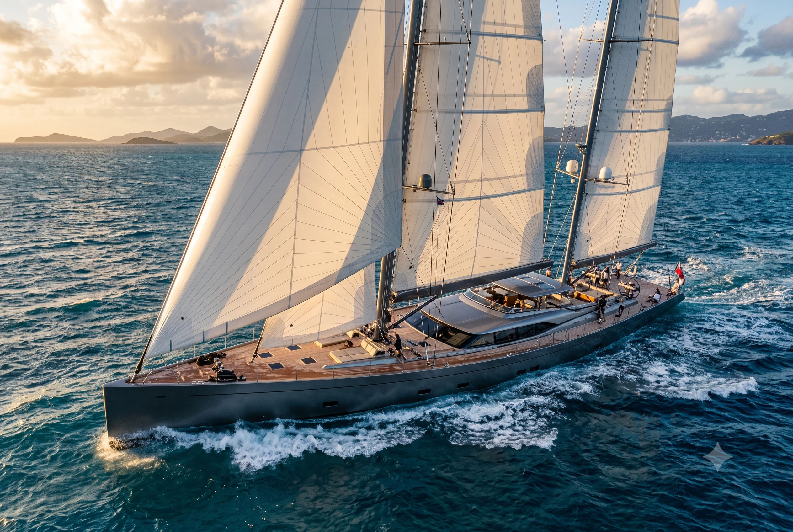 Holland Jachtbouw's Sybaris - Angle 2