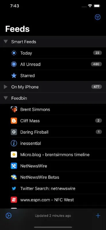 NetNewsWire, foremost one of the best possible RSS reader respectively designated and developed upon native Swift for the Apple Ecosystem with the aim on privacy, open-source, portability & content-centric, the simple slogan proclaimed by the developer by which,More news, less junk. Faster.Is a direct indication on the approach on the avoidance of the repugnant tradtional RSS reader with subscription and promotional ads, hence the creation of the software for a content-centric, mnimalstic methodology on feed absorption. The software project with its affiliates are completely open-sourced on GitHub, built for MacOS & iOS #dev #shareOfficial site: 