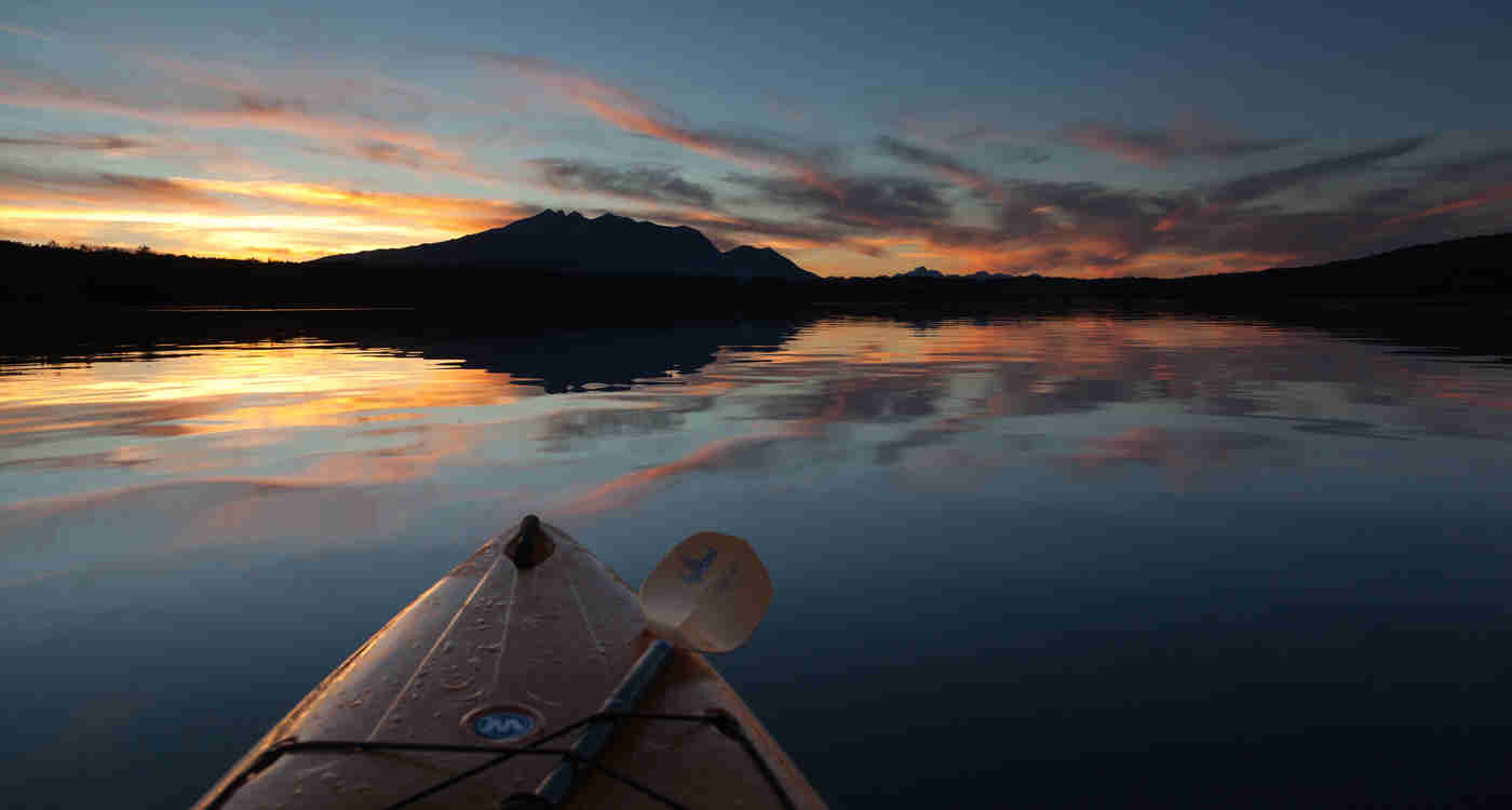 Tyhee Lake at Sunset