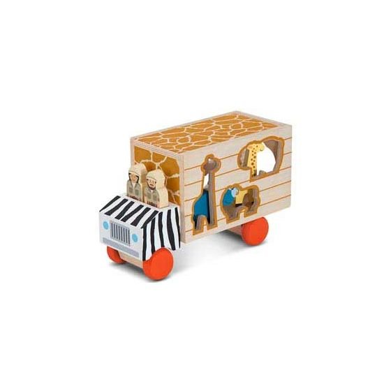 animal rescue shape sorting truck